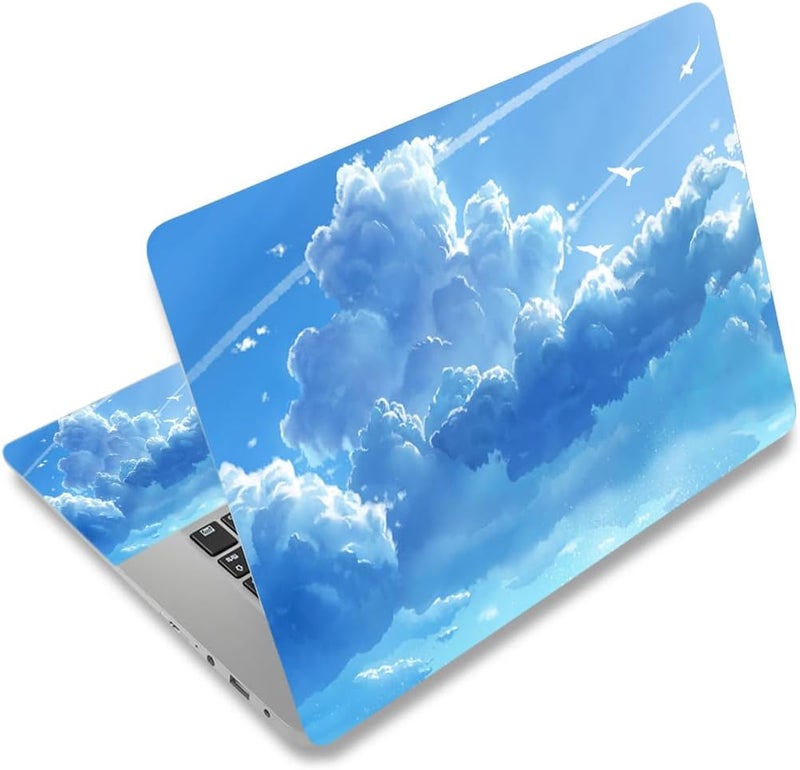 Laptop Skin Sticker Decal,12" 13" 13.3" 14" 15" 15.4" 15.6 inch Laptop Skin Sticker Cover Art Decal Protector Notebook PC (Sky,Clouds)